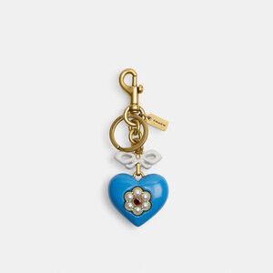 Coach Outlet Heart Bag Charm